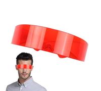 Lunettes Futuristes - Style De Visière Enveloppante Audacieuse | Lunettess De Soleil En Forme De Cyclope | Lunettes Funky Pour Des Looks De Mode Remarquables, Dess Festivals, Des Soirées Cosplay, Dess