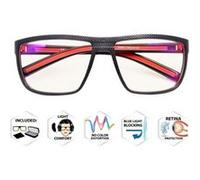 Lunettes Gaming anti-rayons bleus Subsonic Raiden Noir et rouge Noir E