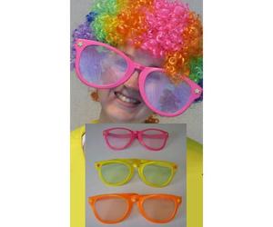 Lunettes géantes - 20 - Plastique jaune - Pour adultes - Mixte