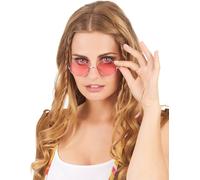 lunettes hippie des années 70 multicolores