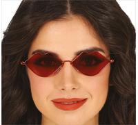 Lunettes Hippie Lips 60s Style Rouge Carnaval Accessoire Fête Rétro Fashion Adulte Optique Mode Tendance Déguisement Fête Humeur Culte, Couleur : Rose