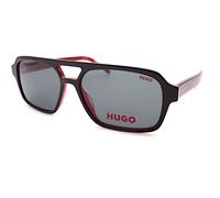 Lunettes Hugo Boss Hugo Noires Cristal Rouge Avec Verre Gris CAT.3 HG1241/S OIT