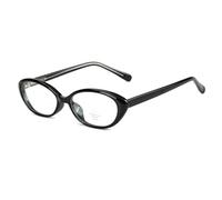 Lunettes œil de chat avec blocage de la lumière bleue TR90 pour femme, Noir avec transparent