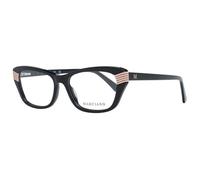 Lunettes œil de chat pour femme - GUESS by Marciano - Noir brillant - 53 mm - Pont 15 mm - Bras 145 mm - Acétate
