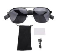 Lunettes intelligentes AI 100+ langues Traduction en temps réel Lunettes de soleil Bluetooth Musique Verres polarisés avec microphone et haut-parleur pour les voyages d'affaires