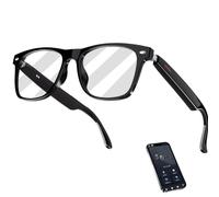 Lunettes intelligentes, AI Bluetooth, lunettes de traduction AI 144 langues, prise en charge des appels audio Bluetooth 5.4, dialogue, écoute de chansons, lentille de protection UV