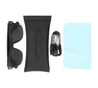 Lunettes intelligentes AI, Monture Double Couche, Charge magnétique, Traduction Tactile, Lunettes de Soleil Bluetooth, Prise en Charge de 144 Langues pour Les appels musicaux