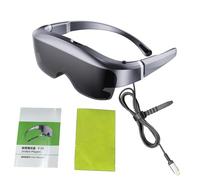 Lunettes Intelligentes avec écran HD Virtuel, Réglage de la Myopie et écran de 400 Pouces pour Le Cinéma et Les Jeux, Lunettes de Cinéma Portables pour Le Divertissement sur Smartphone