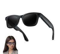 Lunettes intelligentes Detop AI - Connectez et reconnaissez des Images, des Questions et des paramètres Inter-agences pour Offrir Une expérience Intelligente. (Noir sans Ordonnance)