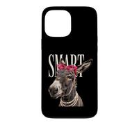 Lunettes intelligentes en Forme d'âne Rose drôle d'humour Animal Coque pour iPhone 13 Pro Max