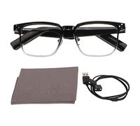Lunettes Intelligentes, Lunettes Audio Intelligentes, Haut-parleur à Oreille Ouverte, Lunettes De Sécurité Bluetooth, Micro Et Haut-parleurs Intégrés, Lunettes Bluetooth Pour Hommes Et Femmes(Noir)