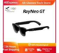 Lunettes intelligentes RayNeo GT XR : Vision Dolby 3D et immersivité 130° ° FOV, luminosité de 1200 nits pour une réalité augmentée immersive, écran géant de 201 pouces, zone native 360 3DoF, GT XR Gl