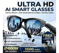 Lunettes intelligentes Xiaomi AI, enregistrement vidéo HD 1080P, caméra, appels Bluetooth ChatGPT, 32 Go de ROM, traduction linguistique, lunettes de soleil musicales pour hommes