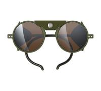 Lunettes izipizi glacier pro kaki verres miroir argente marron