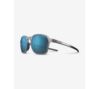 Lunettes Julbo Drive gris translucide avec verres miroir Spectron HD 3 Polarisé bleu