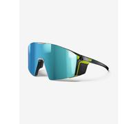 Lunettes Julbo Edge Cover noir mat avec lentille miroir Spectron HD 4 Polarisé bleu