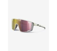 Lunettes Julbo Fury blanc sable avec verre miroir Spectron 3 rose