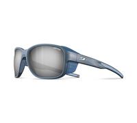 Lunettes Julbo MonteBianco 2 bleu foncé mat vert menthe avec verres Spectron 3 Polarized gris