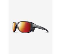 Lunettes Julbo MonteBianco 2 bleu foncé noir mat avec verres Spectron 3 rouge