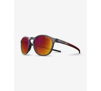 Lunettes Julbo Shine L noir translucide avec verres miroir Spectron 3 rouge