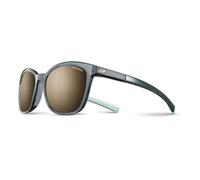 Lunettes Julbo Spark gris translucide avec verres miroir Spectron 3 Polarized marron