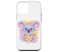 Lunettes Koala Mignonnes pour Animaux Sauvages Couleurs Pastel Bow Zoo Coque pour iPhone 12 Mini