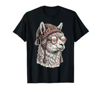 Lunettes Lama pérou drôles T-Shirt