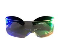 Lunettes LED en acrylique élégantes et lumineuses pour soirées et événements musicaux