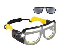 Lunettes LED - Lunettes de cyclisme avec bouton double pression, lunette phare avec capteur de mouvement | Pour Camping en plein air cyclisme course pêche randonnée sac à dos accessoires d'aventure