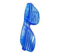 Lunettes LED pour Fête D'halloween, à la Mode, Clignotant, Obturateur Lumineux, en Matière Plastique, pour Hommes et Femmes, Taille (BLUE)