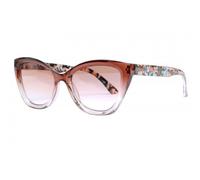 Lunettes Loupe De Soleil Femme Marrons Papillon Chics Mylly - Dioptrie 2,5 - Marron