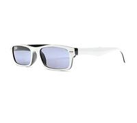 Lunettes Loupe Solaire Blanches et Noires Classes et Tendance Sany - Taille: Dioptrie 3,5 - Couleur: Blanc - Mixte