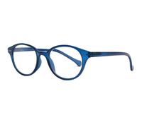 Lunettes Loupes-Loupea-Lunettes de Lecture Rondes Bleues Translucides Blavy - Dioptrie 2,5 - Bleu
