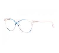 Lunettes Loupes-New Time-Fines Lunettes Loupe Bleu Transparent Papillon Femme Chics Selly - Dioptrie 3,5 - Bleu
