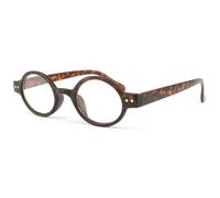 Lunettes Loupes-New Time-Lunette de lecture retro marron ecaille Dok - Dioptrie 2 - Marron