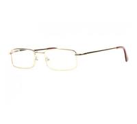Lunettes Loupes-New Time-Lunettes de lecture rectangles metal dorees Reyx - Dioptrie 2 - Jaune