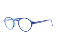 Lunettes Loupes-New Time-Lunettes de Lecture Rondes Bleues Mode Fashion Saxy - Dioptrie 1,5 - Bleu