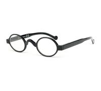 Lunettes Loupes-New Time-Lunettes lecture rondes noires Aida - Dioptrie +4 - Noir