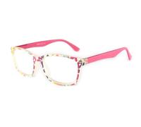 Lunettes Loupes-New Time-Lunettes Loupes Art Pop Rose, Fuchsia et Blanc Dioptrie+1 - Dioptrie 1 - Rose