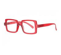 Lunettes Loupes-Nyls Création-Grandes Lunettes de Lecture Rouges Originales Classe Prestya - Dioptrie 3,5 - Rouge