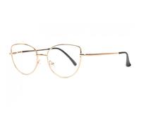 Lunettes Loupes-Proloupe-Fines lunettes de Lecture Oeil de Chat Dorees Slim Femme Solla - Dioptrie 1,5 - Jaune