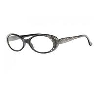 Lunettes Loupes-Proloupe-Lunettes de Lecture Femme Noires Paillettes Classe Flavy - Dioptrie 1,5 - Noir