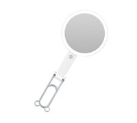 Lunettes lumineuses double face grossissant 1 x 5 x 3 Luminosité réglable Chargement USB Design pliable pour une application précise du maquillage LED Portable Maquillage pliable