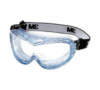 Lunettes de protection 3M Fahrenheit AS/AF/UV, PC, claires, revêtement en hardium, ventilation indirecte, serre-tête en nylon, sac en microfibres inclus Fheit x1 morceau