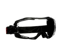 Lunettes-masque 3M GoggleGear 6000, monture noire, traitement antibuée/antirayures Scotchgard (K&N), écran transparent, GG6001SGAF-BLK-EU x1 morceau
