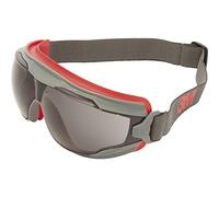 Lunettes-Masque de sécurité 3M Goggle Gear 500, revêtement antibuée/antirayure Scotchgard (K&N), Optique Grise, GG502SGAF-EU