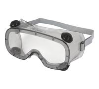 Delta Plus Lunettes à masque 400465 – Polycarbonate incolore, ventilation indirecte 4 aérateurs