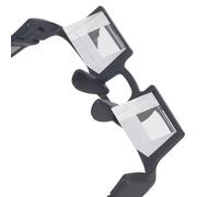 Lunettes Miroir pour Poser, Lunettes de Lecture Horizontales, Image Claire, Lunettes Allongées à 90 Degrés pour Lire, Regarder la Télévision au Lit, etc., Lunettes à Prisme HD