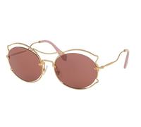 Lunettes Miu Miu MU50SS 7OE0A0 57MM Or Antique / Violet Foncé