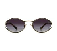 Lunettes Miu Miu MU52YS ZVN5D1 En Laiton Doré Marron Foncé